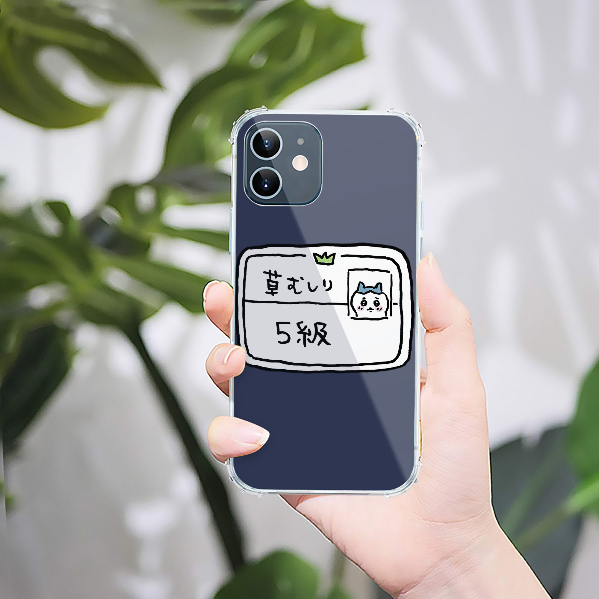 （画像用） ちいかわ ハチワレ Chii-kawa hachiware 【iPhone 12シリーズ対応】透明スマホケース（クリアソフトケース）